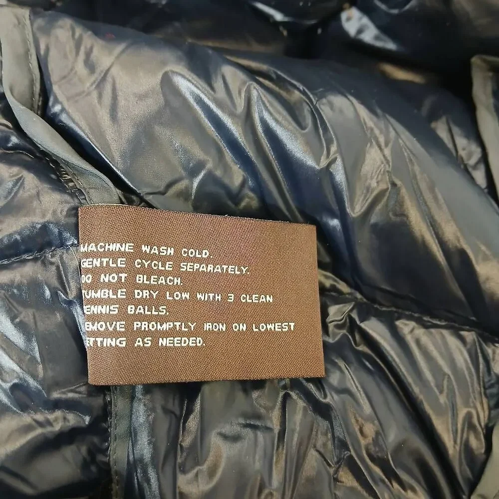 Michael kors mens 3xl premium down puffer jacket gray winter coat hoodie